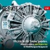 RESKIT RSU48-0484 PBY-5/5A/ OA-10A Catalina propellers, engines & cowlings (open engines bay) for Revell/Monogram/Hasegawa kit (3D Printed) 1/48